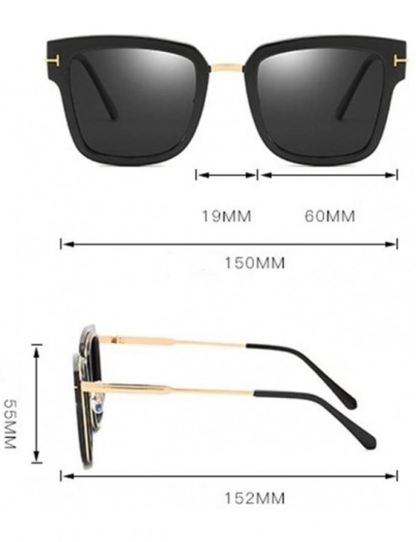 Sport One-Piece Big Frame Sunglasses Men and Women Color Square Beach Vacation Sunglasses - 3 - C91906DD24U $31.12