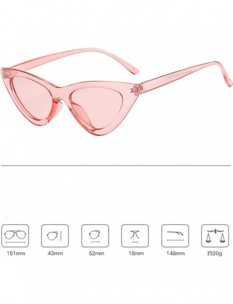 Oversized Unisex Vintage Eye Sunglasses-Retro Eyewear Fashion Radiation Protection - G - C618Q3DMD4O $17.49