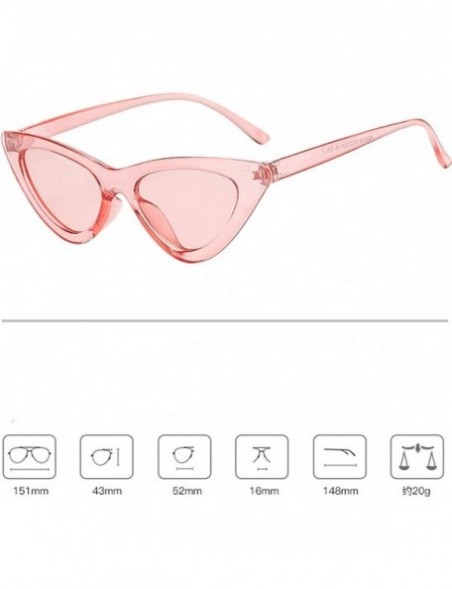 Oversized Unisex Vintage Eye Sunglasses-Retro Eyewear Fashion Radiation Protection - G - C618Q3DMD4O $17.49