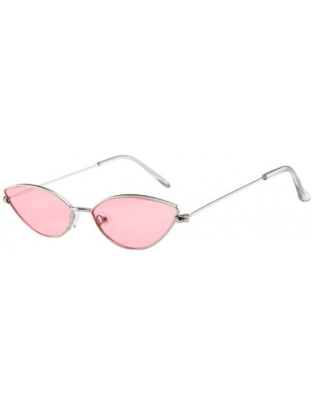 Cat Eye Sunglasses Metallic Streamline Colorful - F - CA199SENOO9 $8.92