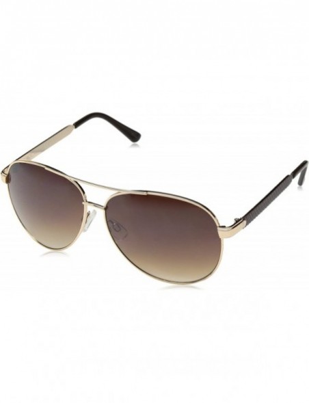 Aviator Men's R1427 Aviator Sunglasses- 62 mm - Gold/Brown - CO129HH0DKF $35.85