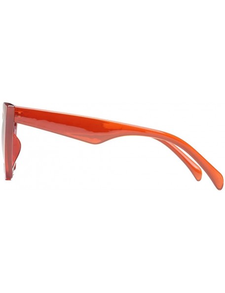 Square Vintage Cat Eye Sunglasses Women - Square Shade Women Eyewear Integrated UV Candy Colored Glasses - C1196SU0KXT $7.93