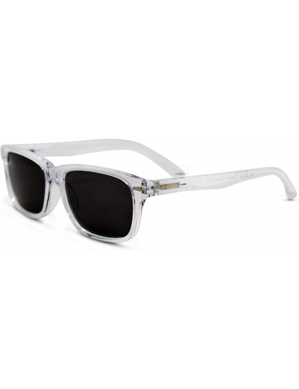 Rectangular Seymore Retro Reading Sunglasses - NOT Bifocals - Clear - CE17XWNDK86 $27.95