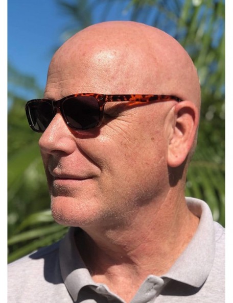 Rectangular Seymore Retro Reading Sunglasses - NOT Bifocals - Clear - CE17XWNDK86 $27.95