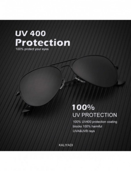 Wayfarer Classic Aviator Sunglasses for Men Women Driving Sun glasses Polarized Lens 100% UV Blocking - CB18YDQD04M $18.06