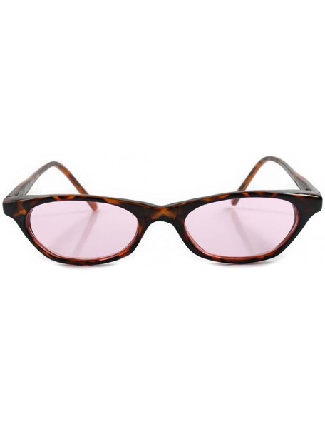 Cat Eye 70s 80s Vintage Womens Cat Eye Sunglasses - Tortoise / Pink - CA18ECELGCM $13.76