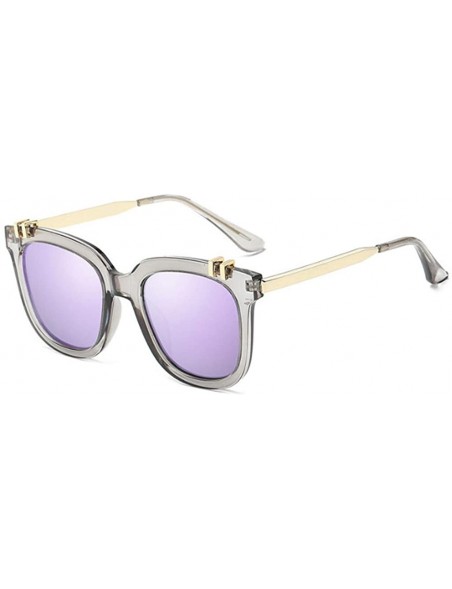 Semi-rimless Polarized Sunglasses protection Lightweight Mirrored - A - C1190RC3SSS $8.79