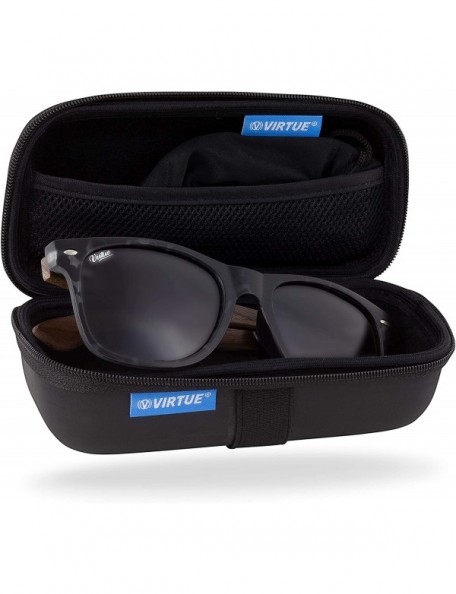 Sport V-Blade Polarized Sunglasses - Walnut Tortoise with Dark Grey Lens - C718HZ2ZG8I $23.69