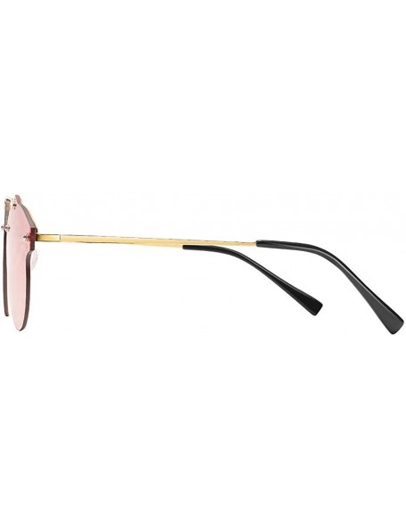 Cat Eye Classic Cat Eye Sunglasses for Women Oversized Metal Frame Mirrored - Kbrg-001 - C118QW7MNXZ $11.42