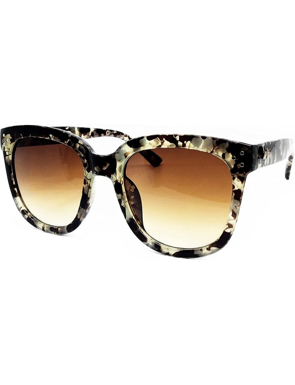 Oversized 1780 Premium Oversize XXL Women Men Mirror Havana Tilda Shadow Style Fashion Sunglasses - Amber Grey - CB18EXKM5RI ...