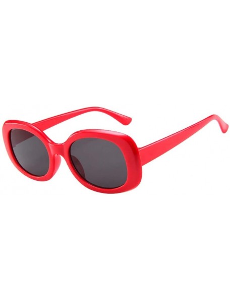 Square Sunglasses for Women Retro Fashion Sunglasses UV Protection Square Gradient Sun Glasses - B - C6190ND2M6O $7.88