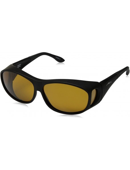 Rectangular Men's Haven-summerwood Square Fits Over Sunglasses - Rubberized Black - CY11418SUVF $18.22