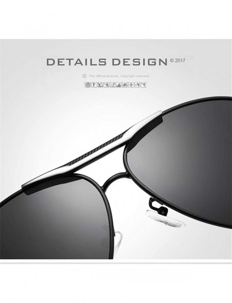 Rimless Fashion Retro Biker Fishing Oversized Polarized Sunglasses for Men 4269 - Black - CP18ZTCOGS2 $17.58