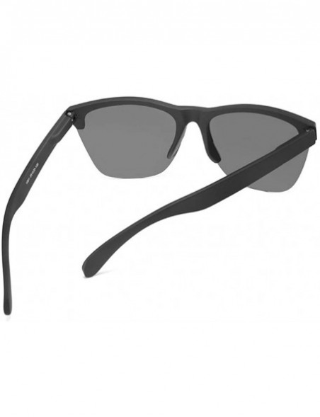 Sport Men New Polarized Sunglasses Classic Semi Rimless Sun Glasses Women Mirror Lens Driving Sport Goggle UV400 - CM199KWZE0...