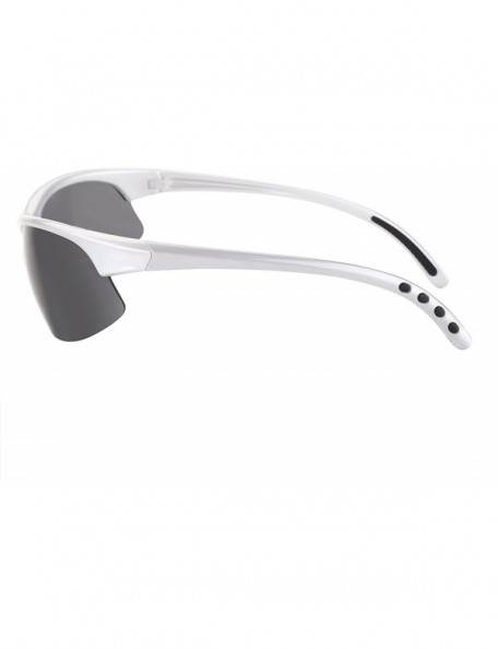 Wrap Bifocal Reading Sunglasses Outdoor Readers - Silver/Tortoise - CK18CT6595G $19.27