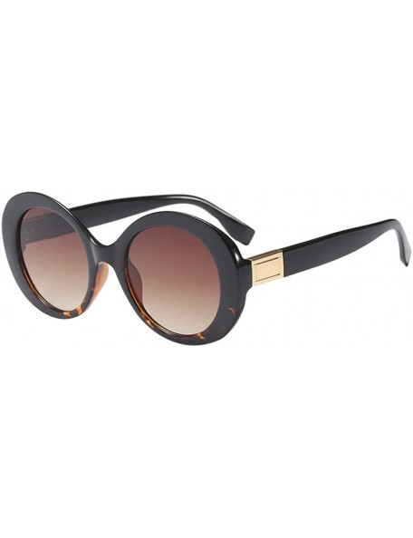 Rectangular Fashion Vintage Oval Shape Sunglasses-Retro Eyewear Fashion Ladies Man - B - CV18Q3ZLM3Q $7.21