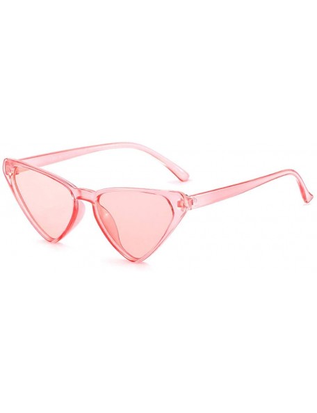 Aviator Unisex Polarized Sunglasses- Fashion Personality Sunglasses Triangle Polarized Sunglasses - F - CF18RT3WCWE $32.96