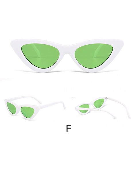 Rimless Women Fashion Cat Eye Shades Sunglasses Integrated UV Candy Colored - 0464f - CP18RS65NSH $10.57