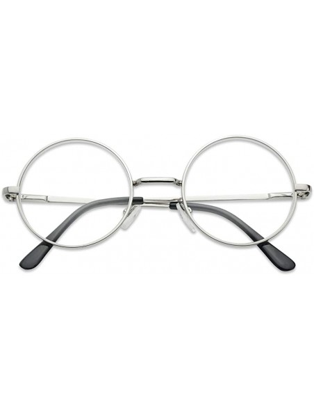 Wrap Original Glasses Novelty Cosplay - Silver Frame - Clear - CU197CW20OZ $11.30