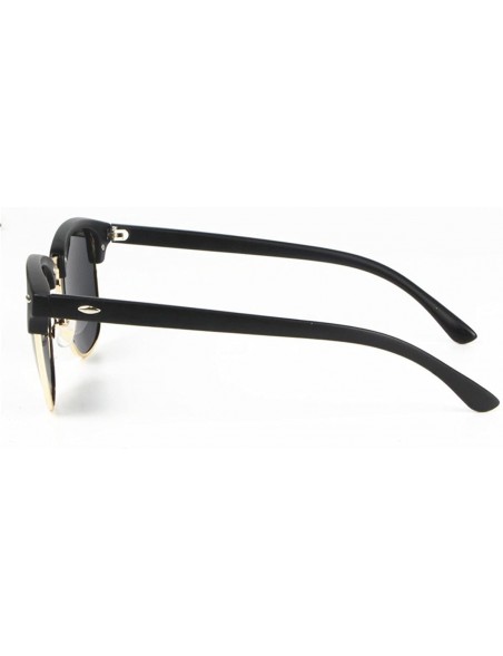 Aviator Sunglasses Women Men Classic Style Polarized Sun glasses - Matt Black Frame Black Lens - CN184KS2G0T $14.61