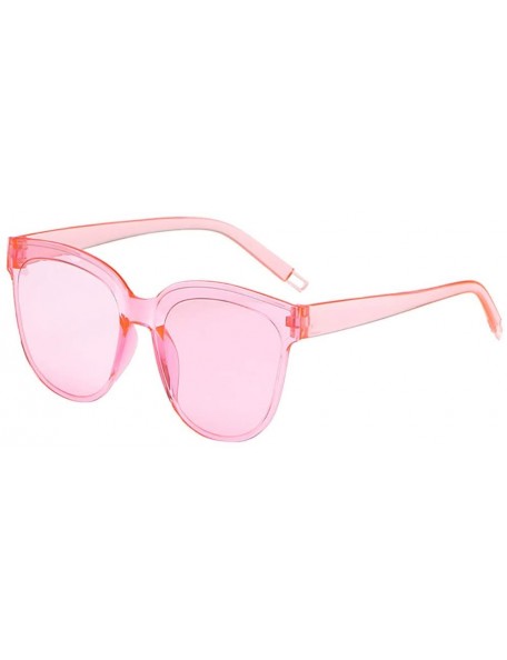 Oversized Fashion Sunglasses Lightweight Transparent - G - CE194YRN7SN $11.31
