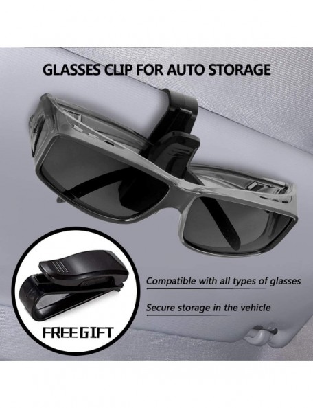 Wrap Sunglasses Polarized Protection Prescription Glasses - Grey Frame/ Grey Lens - CI196M0UKXZ $20.90