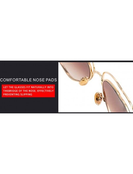 Aviator New sunglasses- fashion ladies 2019 sunglasses love heart sunglasses - D - C518SIWCQOS $36.33