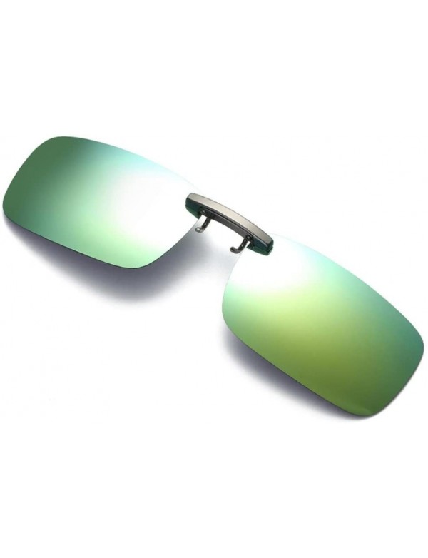 Sport Detachable Night Vision Lens Driving Metal Polarized Clip - Gold - CD18EGODZEG $8.80