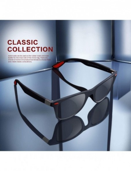 Square Classic Polarized Sunglasses Men Women Driving Square Frame Sun Glasses Male Goggle Uv400 Gafas - CD18S56TQ6L $24.70