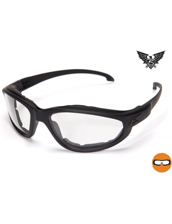 Shield Falcon Thin Temple - Soft-Touch Matte Black Frame with Gasket/Clear Vapor Shield Lenses - CM11EE12L6T $40.76