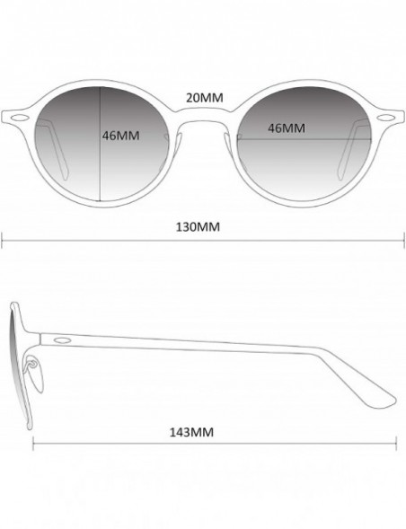 Oval New Retro Vintage Lennon Inspired Round Metal Small Circle Sunglasses - Gold Frame/Black Lens - C8124651YZV $15.80