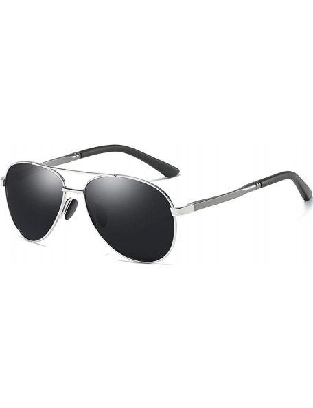 Rimless Sunglasses Unisex Polarized 100% UV Blocking Fishing and Outdoor Climbing Driving Glasses Metal Round frame - C918W6K...