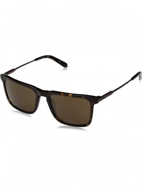 Sport Rectangle Rectangular Sunglasses - TORTOISE/BROWN - 54/18/145 - C1189YHK984 $40.87