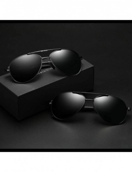 Rimless Sunglasses Unisex Polarized 100% UV Blocking Fishing and Outdoor Climbing Driving Glasses Metal Round frame - C918W6K...