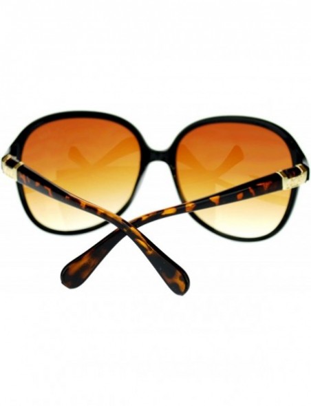 Butterfly Womens Luxury Retro Fashion Large Plastic Butterfly Designer Sunglasses - Black - C011NSKWSTH $9.98