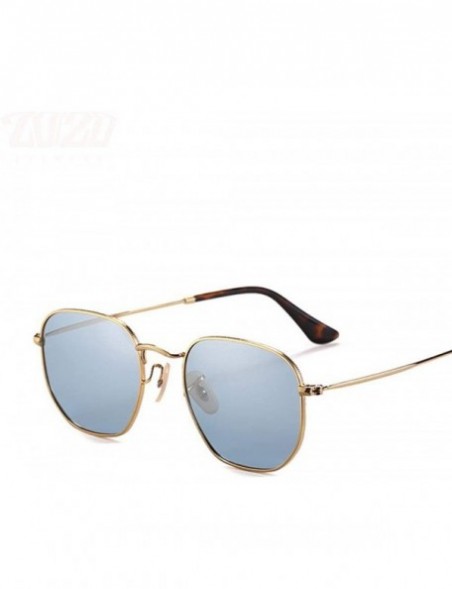 Square 20/20 Brand Unisex Sunglasses Men Polarized Vintage Square C01Silver PSmoke - C03 Pink - CX18XQYAQK5 $12.28