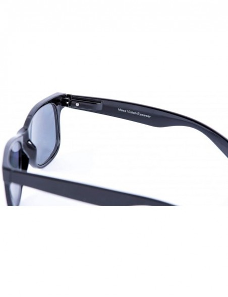 Wayfarer Classic Style Full Lens (No Bifocal) Reading Sunglasses for Men and Women - Tortoise - CU198RUKH7Z $13.35