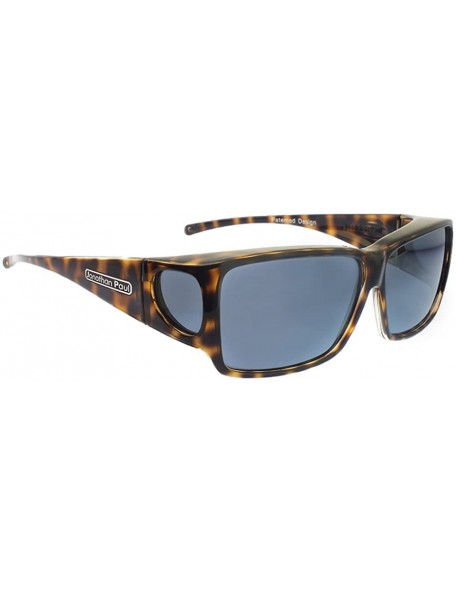 Wrap Jonathan Paul Orion Large Polarized Over Sunglasses - Cheetah - CP11L69FMBN $58.89