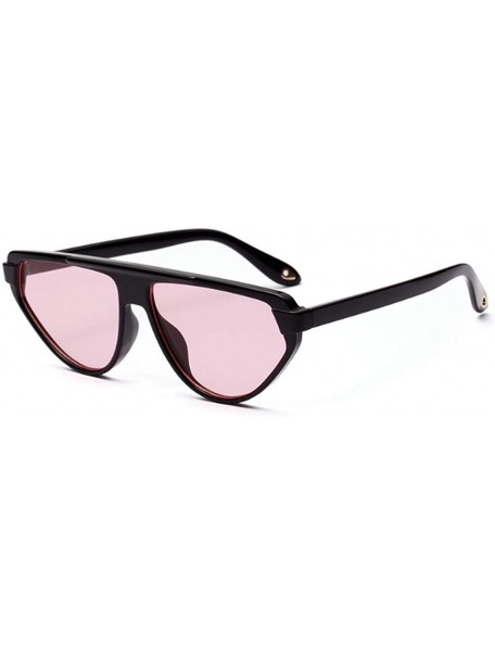 Cat Eye Retro Vintage Women's Cat Eye Sunglasses Plastic Frame Eyewear UV400 - Pink - CL18NEA86WT $11.09