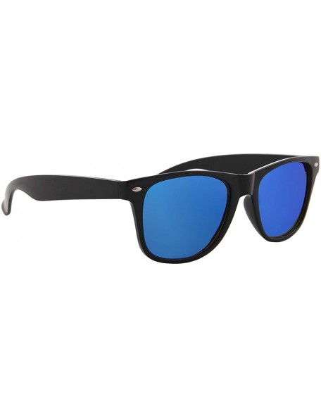 Square Sunglasses 2 pack Men Women Polarized UV400 Mirrored Lens Stylish - CQ18YHNAQ4C $10.11