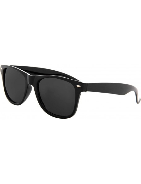 Square Sunglasses 2 pack Men Women Polarized UV400 Mirrored Lens Stylish - CQ18YHNAQ4C $10.11