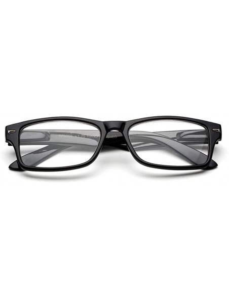 Square Newbee Fashion Fashion Reading Glasses - Black - C6127A751WD $11.47