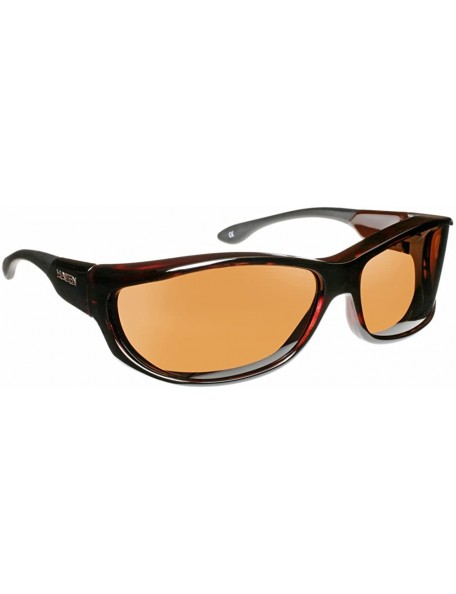 Rectangular Foxen Polarized Rectangular Sunglasses - Tortoise - CA11GRO8YRV $43.70