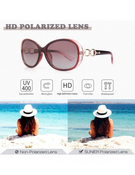 Goggle Polarized Sunglasses for Women Sun Glasses Fashion Oversized Shades S85 - C218NE3Y76Y $12.17