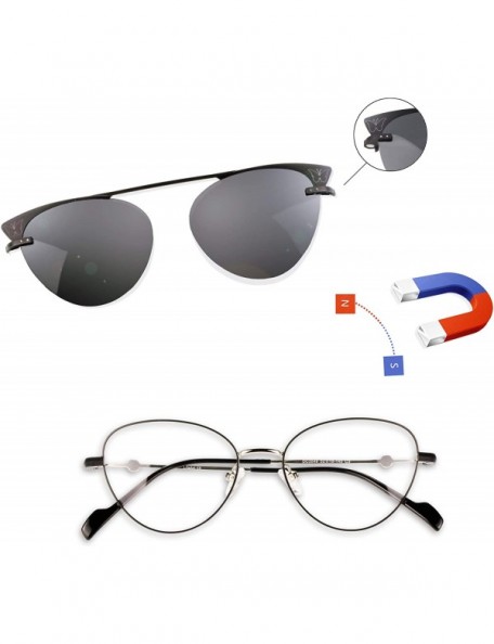 Oversized Polarized Sunglasses&UV400 Blue Light Blocking Glasses-Stylish for Women - Dc3049-c3 - CG18QG3HL6Z $18.76