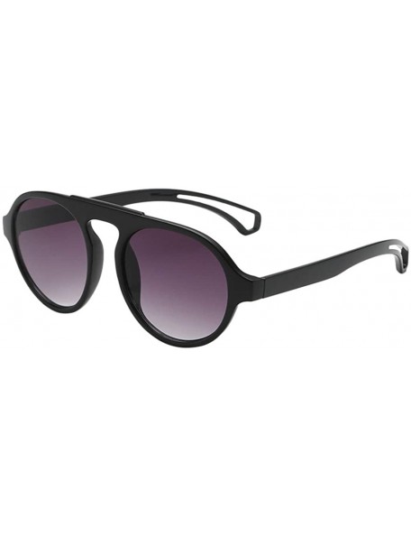 Square Vintage Polarized Sunglasses Driving Sun Glasses Sports Cycling Baseball Eyeglasses For Men/Women - F - CQ18ST4UCQX $9.54