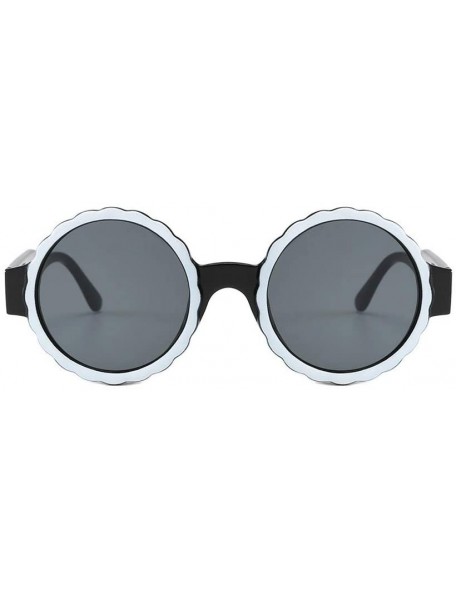 Goggle Polarized Sunglasses Women Men Retro Brand Sun Glasses - Black - CD18UIE6XC6 $8.93