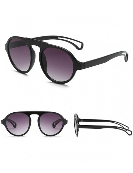 Square Vintage Polarized Sunglasses Driving Sun Glasses Sports Cycling Baseball Eyeglasses For Men/Women - F - CQ18ST4UCQX $9.54