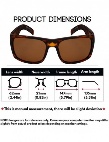 Oversized Extra Large Retro Square Rectangular Wide Frame Polized Sunglasses with Spring Hinge for Men Women 147-154 MM - CD1...