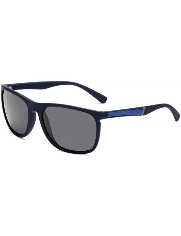 Rimless Unisex Polarized Sunglasses Vintage Nylon Frame Sun Glasses For Men Women CHQJ020 - Dark Blue - C718Y0YQKHW $17.44